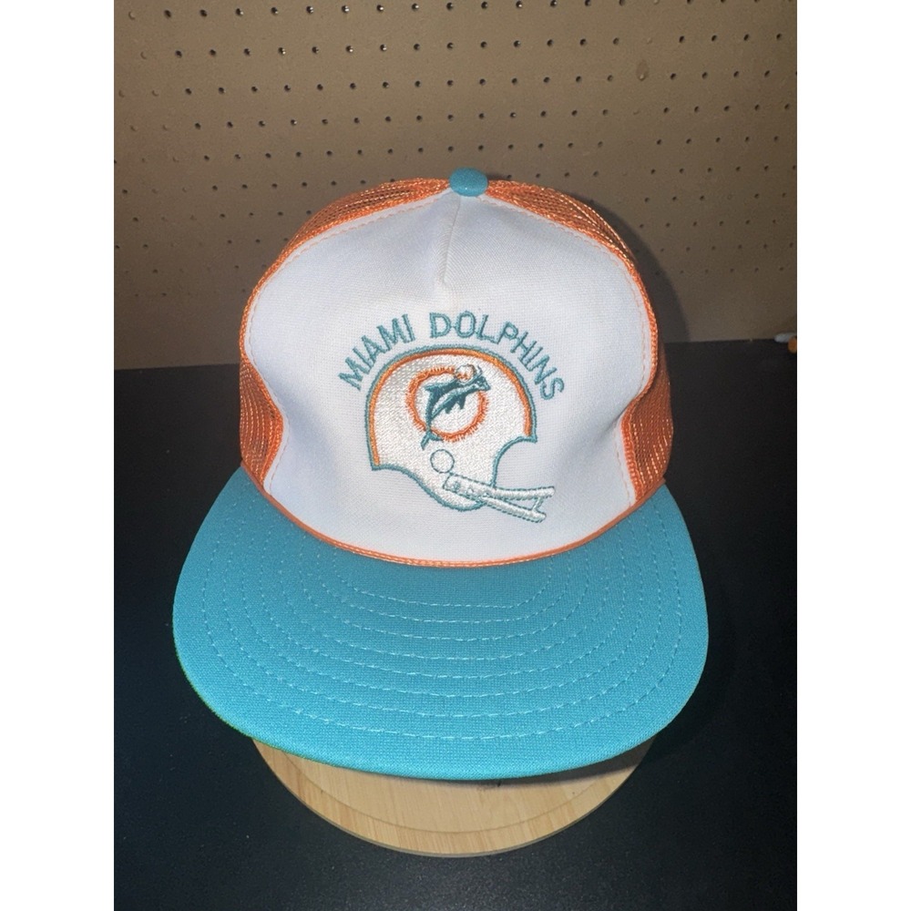 Trucker Hat - White, Orange, and Blue